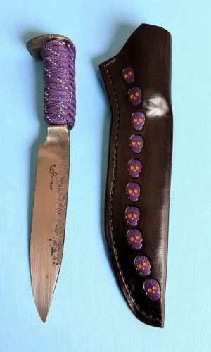 High Carbon RR Spike Knife EDC30