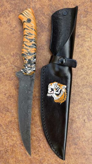 Damascus Persian-Style Knife AO13
